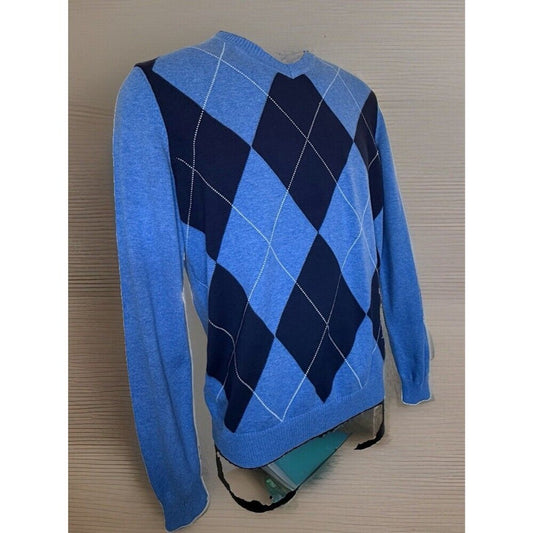 Club Room Men’s Pullover Argyle Knitted Sweater S