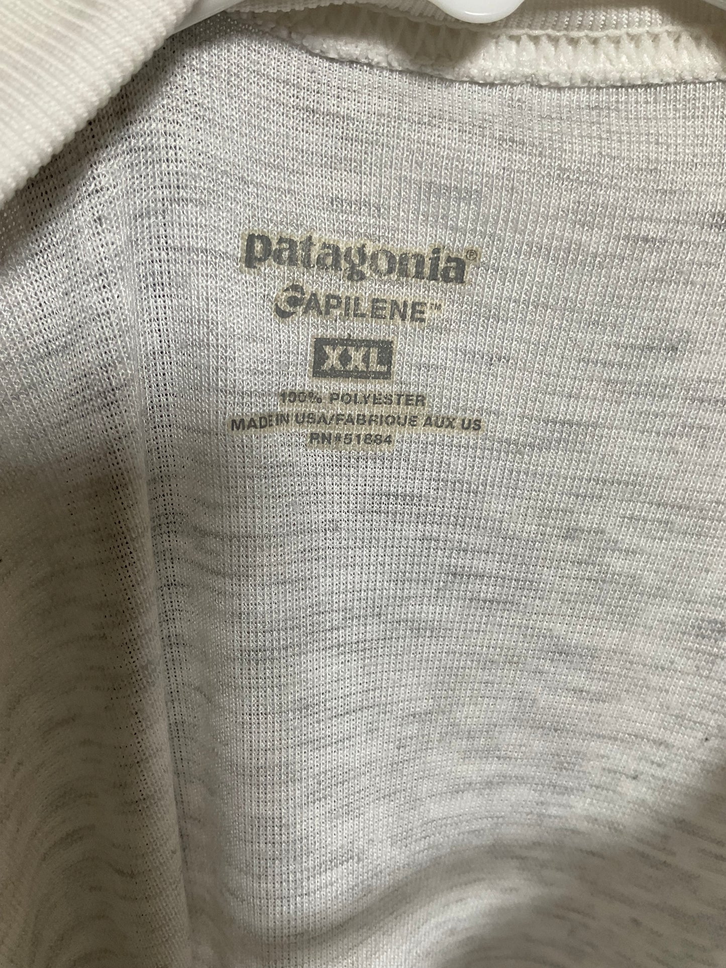 Patagonia Capilene Long Sleeve Base Layer Shirt Size XXL Gray Heather