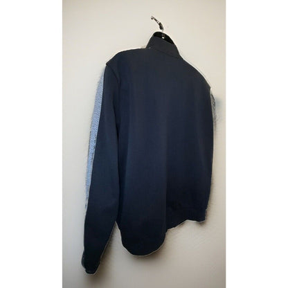PUMA Men's Black/Gray Full-Zip Track Jacket Knit Polyester Size XL activewear