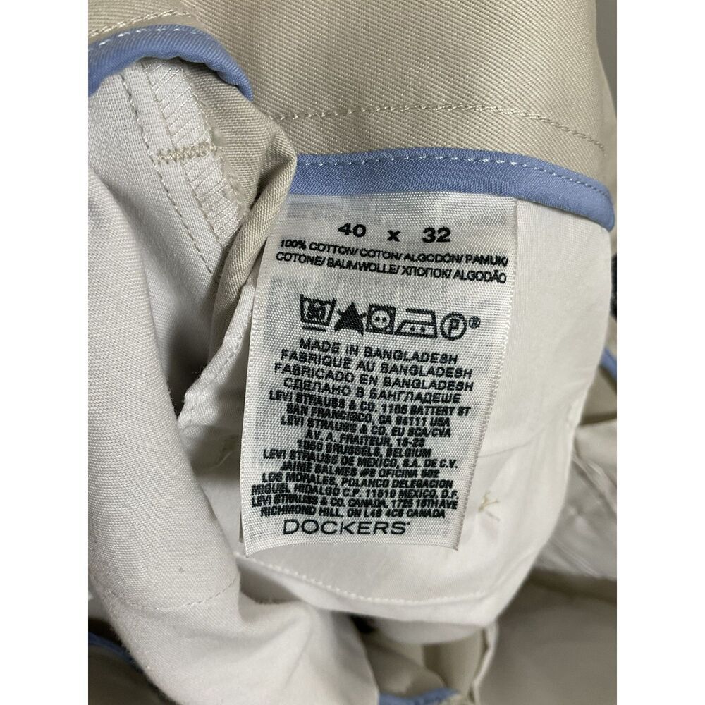 Dockers Signature Khaki Classic Fit Pleated Pants 40x32