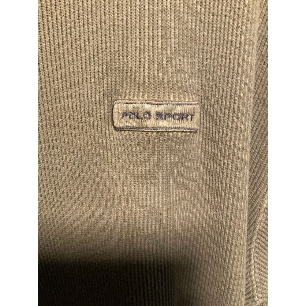 Vintage Polo Sport Ralph Lauren Waffle Thermal Olive Men's 4LT
