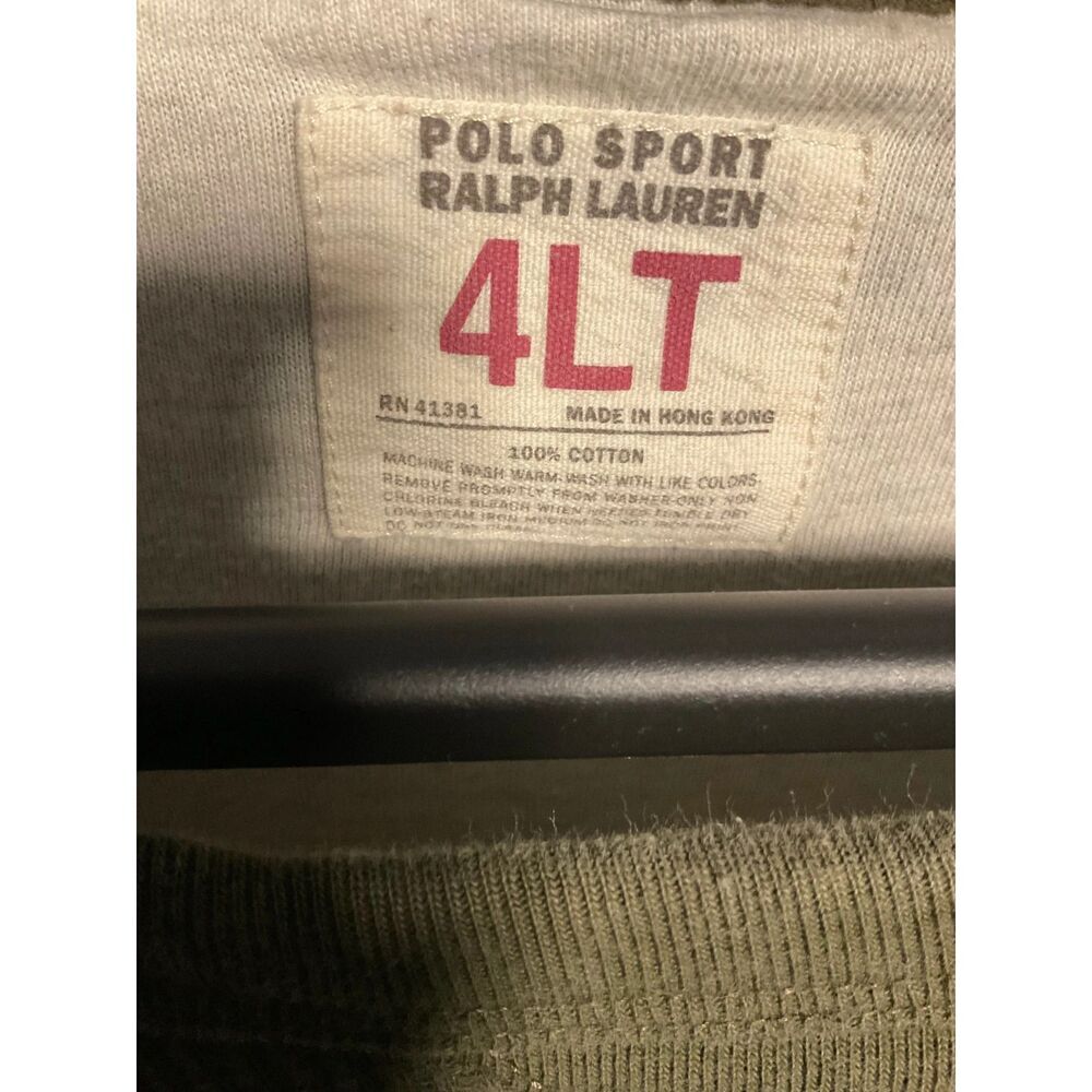 Vintage Polo Sport Ralph Lauren Waffle Thermal Olive Men's 4LT
