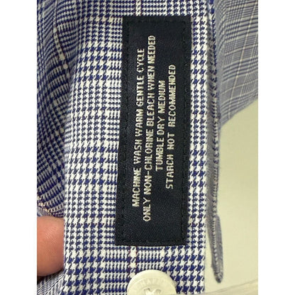NWT Hart Schaffner Marx Men's Contrast White Collar Dress Shirt 16 33