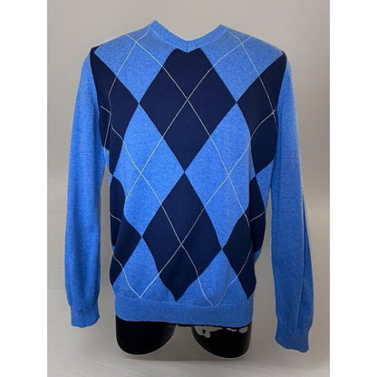 Club Room Men’s Pullover Argyle Knitted Sweater S