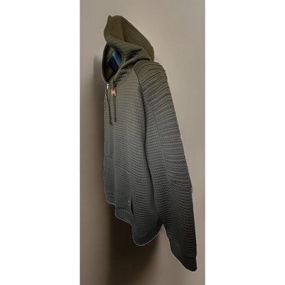 Coofandy Men’s Pullover Casual Long Sleeve Drawstring Waffle Knit Hoodie 2XL