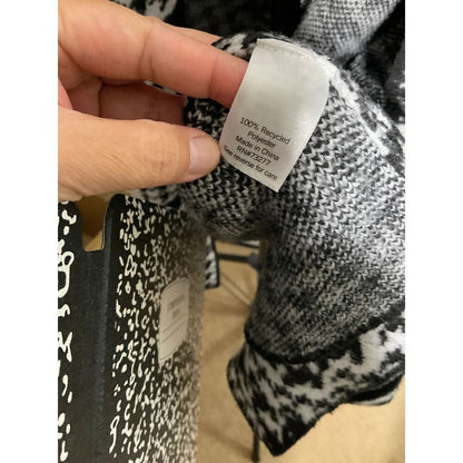 Nine West Houndstooth Duster Cardigan Coatigan Women's M
