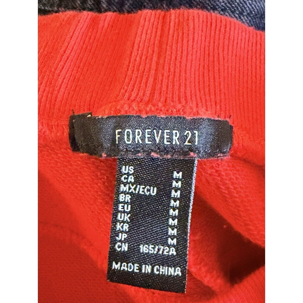 Forever 21 Women’s Red Track Suit Set