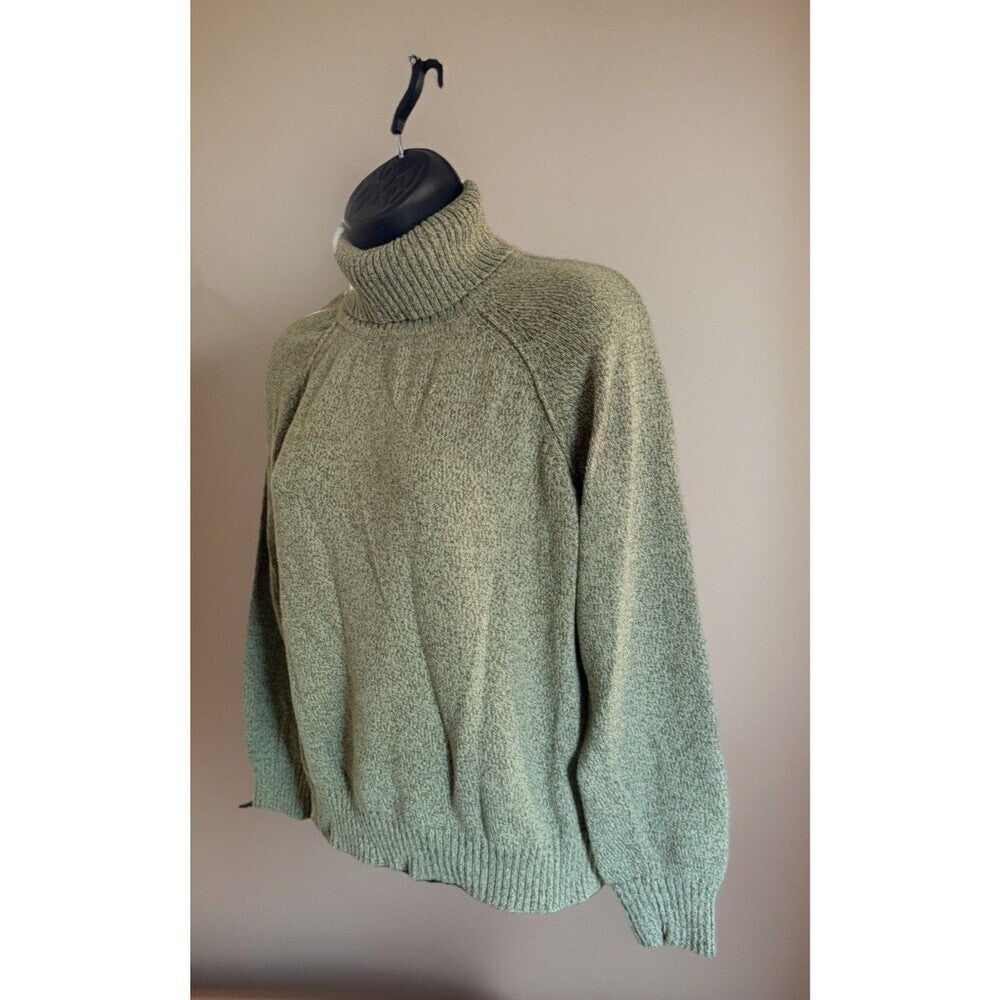 Karen Scott Women’s Green Knitted Long SleeveOlive Green Turtle Neck, Medium