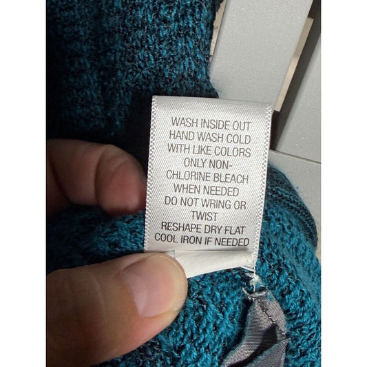 Simply Vera Vera Wang Space-Dye Open Knit Tunic Sweater