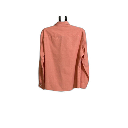 Apt. 9 Men's XL Coral Micro-Check Slim Fit Dress Shirt