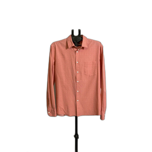 Apt. 9 Men's XL Coral Micro-Check Slim Fit Dress Shirt