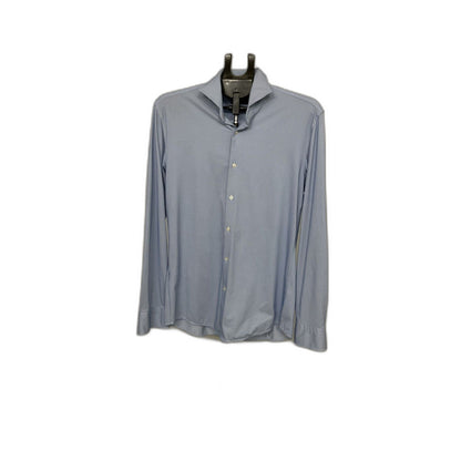 BOSS Hugo Boss Men's 39/15.5 Slim Fit Stretch Dress Shirt Light Blue Jason