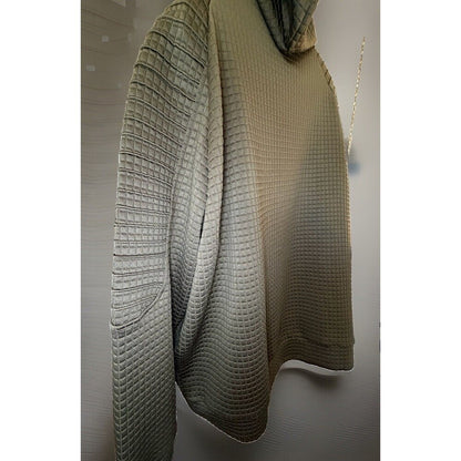 Coofandy Men’s Pullover Casual Long Sleeve Drawstring Waffle Knit Hoodie 2XL