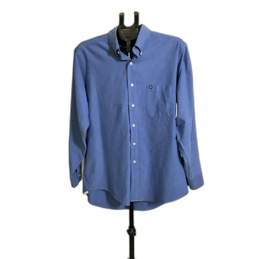 Chaps Blue Oxford Button-Down Dress Shirt Large