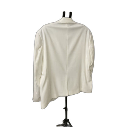 COOFANDY Men's 3XL White Single Breasted Blazer Notch Lapel Sport Coat