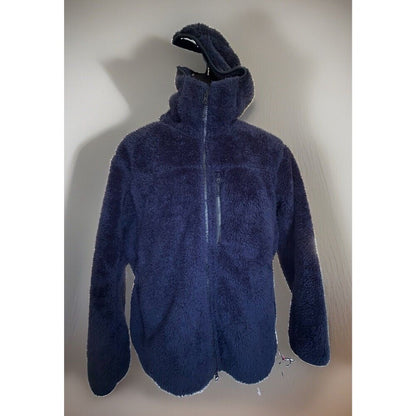 Uniqlo Men’s Dark Blue Full Zip Sherpa Hoodie L