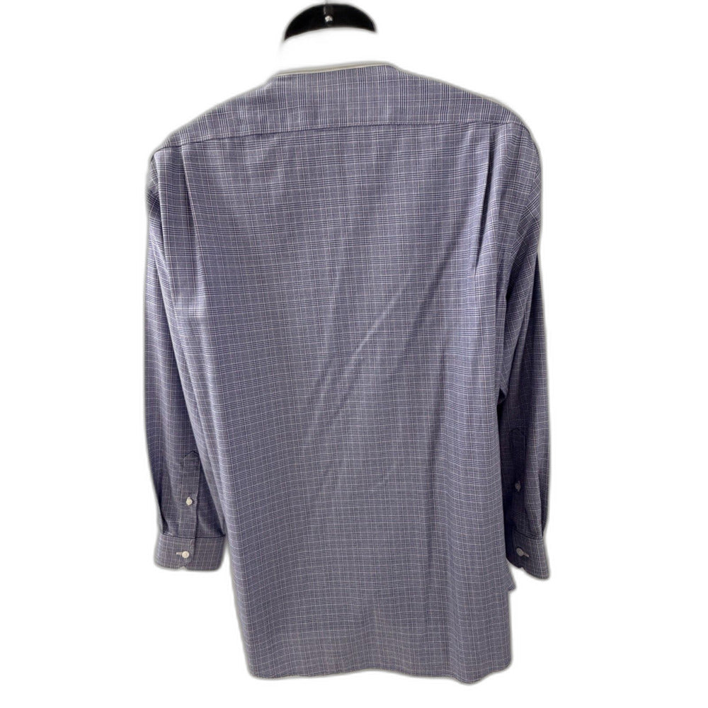 NWT Hart Schaffner Marx Men's Contrast White Collar Dress Shirt 16 33