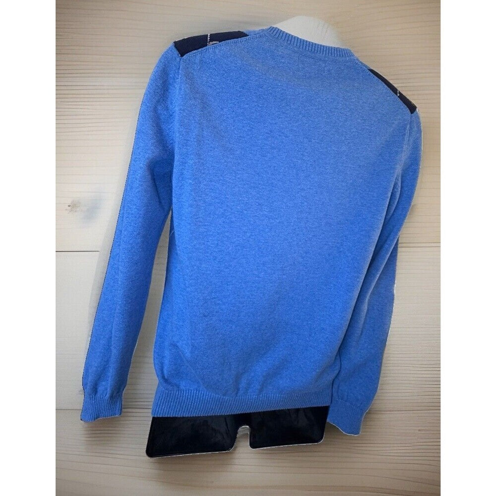 Club Room Men’s Pullover Argyle Knitted Sweater S