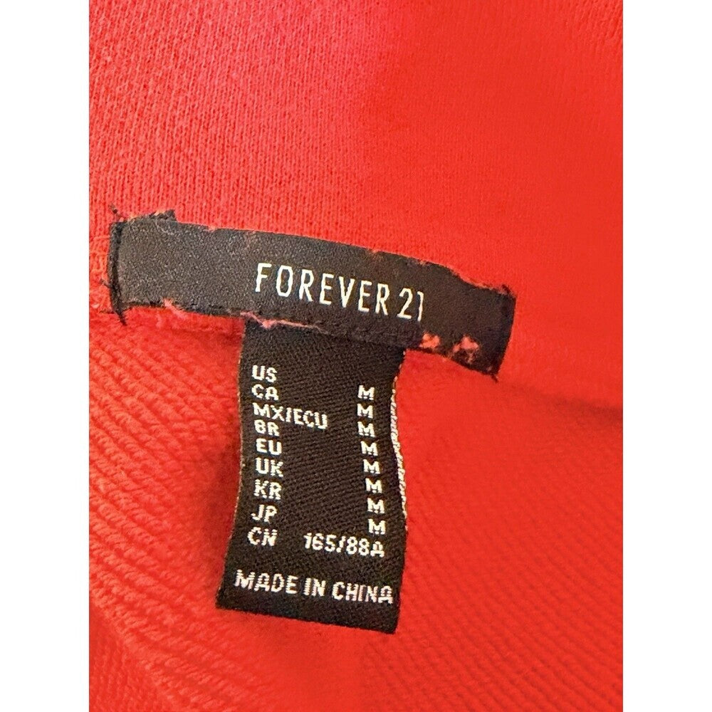 Forever 21 Women’s Red Track Suit Set