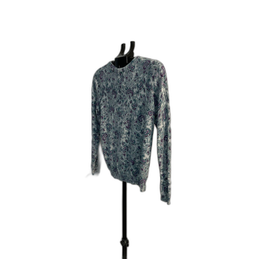 Talbots Women's M Paisley Print Crewneck Sweater
