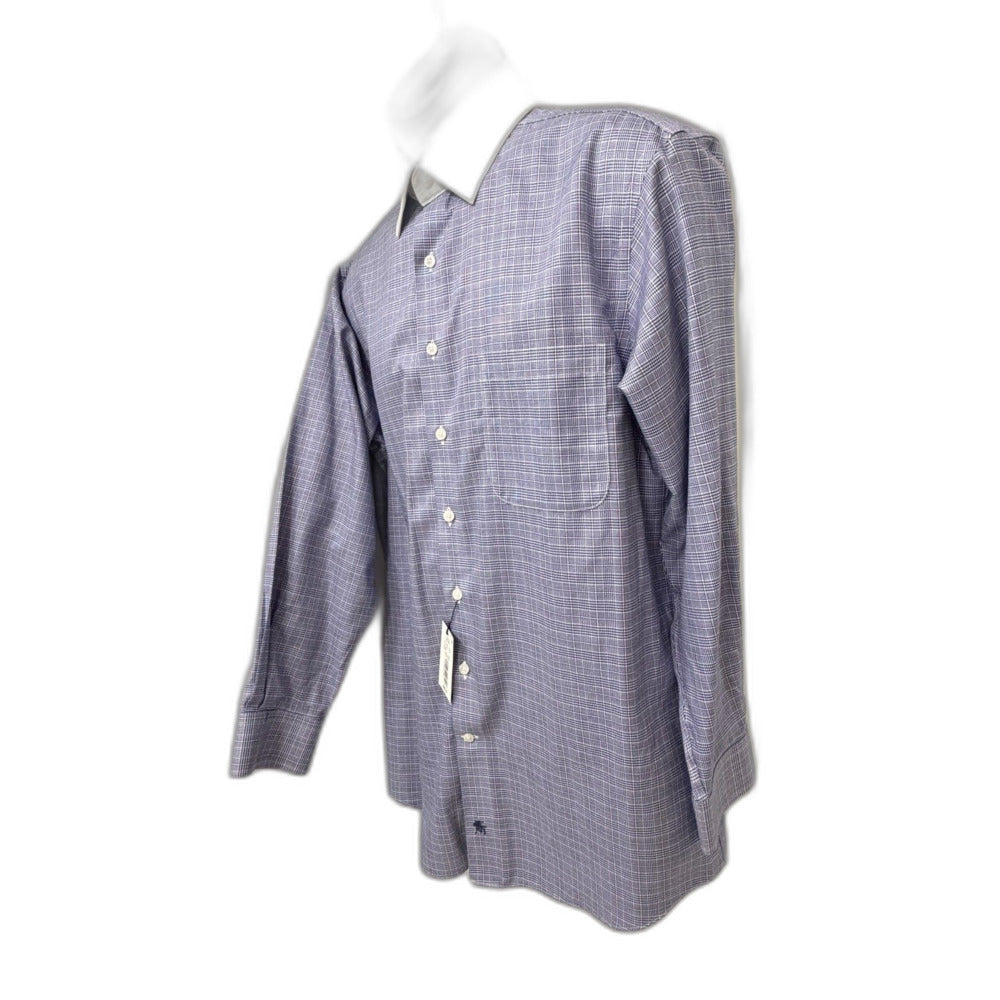 NWT Hart Schaffner Marx Men's Contrast White Collar Dress Shirt 16 33