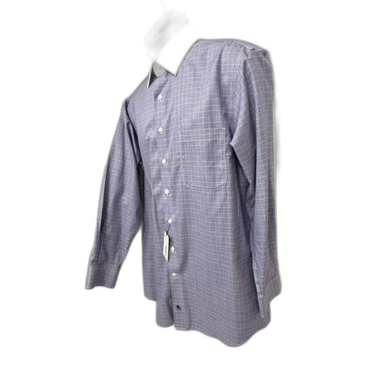 NWT Hart Schaffner Marx Men's Contrast White Collar Dress Shirt 16 33