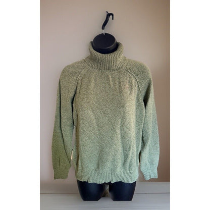Karen Scott Women’s Green Knitted Long SleeveOlive Green Turtle Neck, Medium
