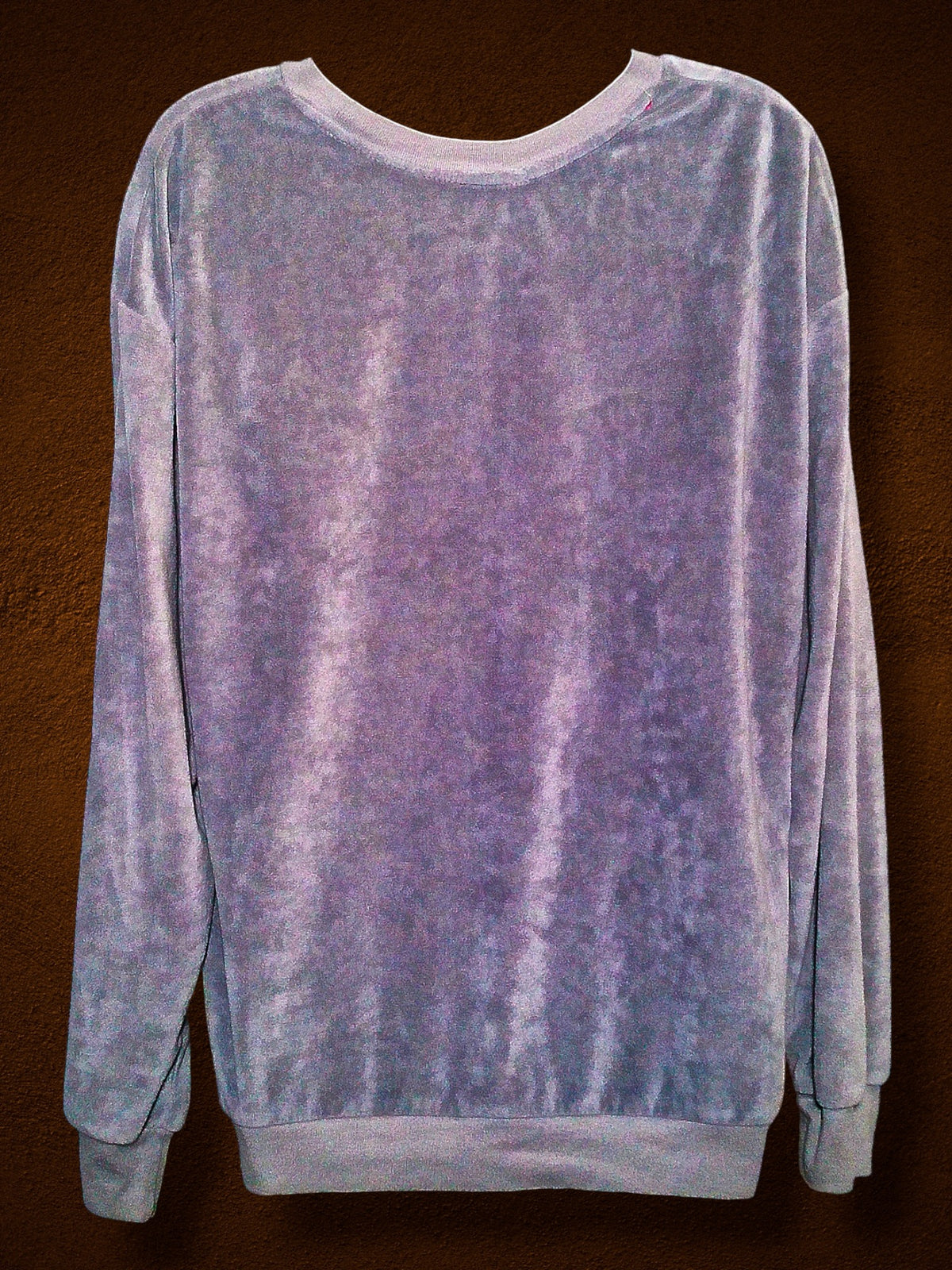 Plain back of Harry Potter gray lavender long sleeve sleep top