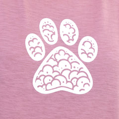 Paw Print Clouds Slub Tank Top