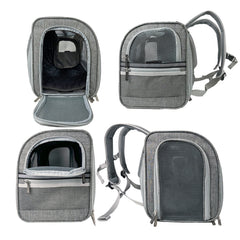 Mr. Peanut's Monterey Series Airline Compliant Horizontal Backpack Pet Carrier