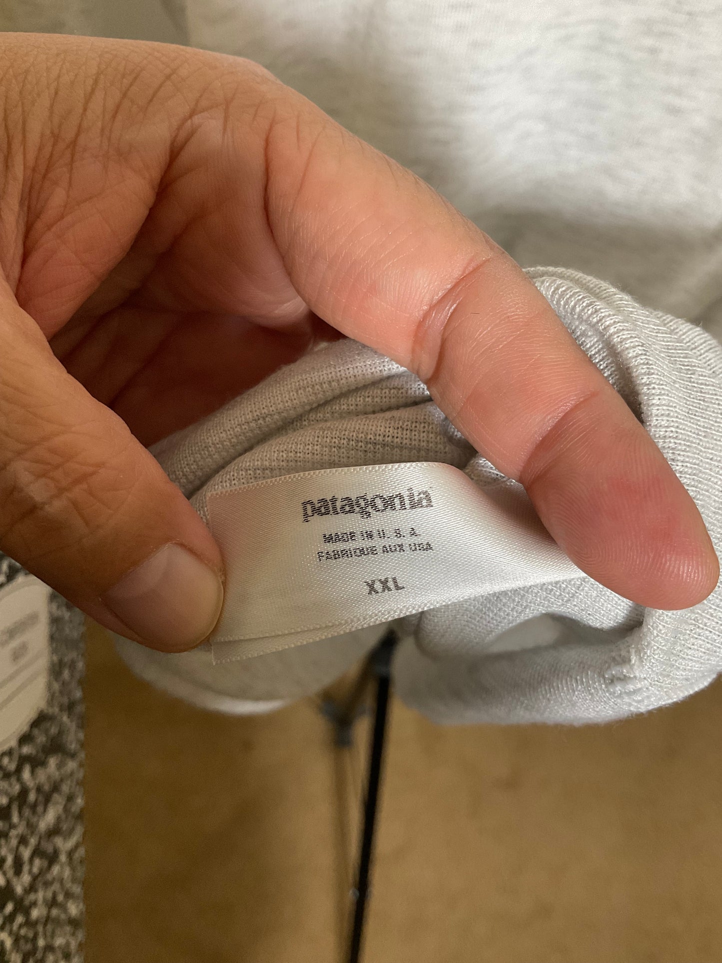 Patagonia Capilene Long Sleeve Base Layer Shirt Size XXL Gray Heather