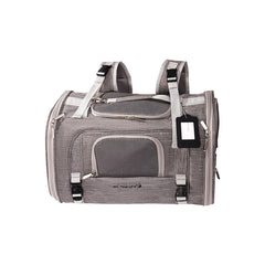 Mr. Peanut's Monterey Series Airline Compliant Horizontal Backpack Pet Carrier