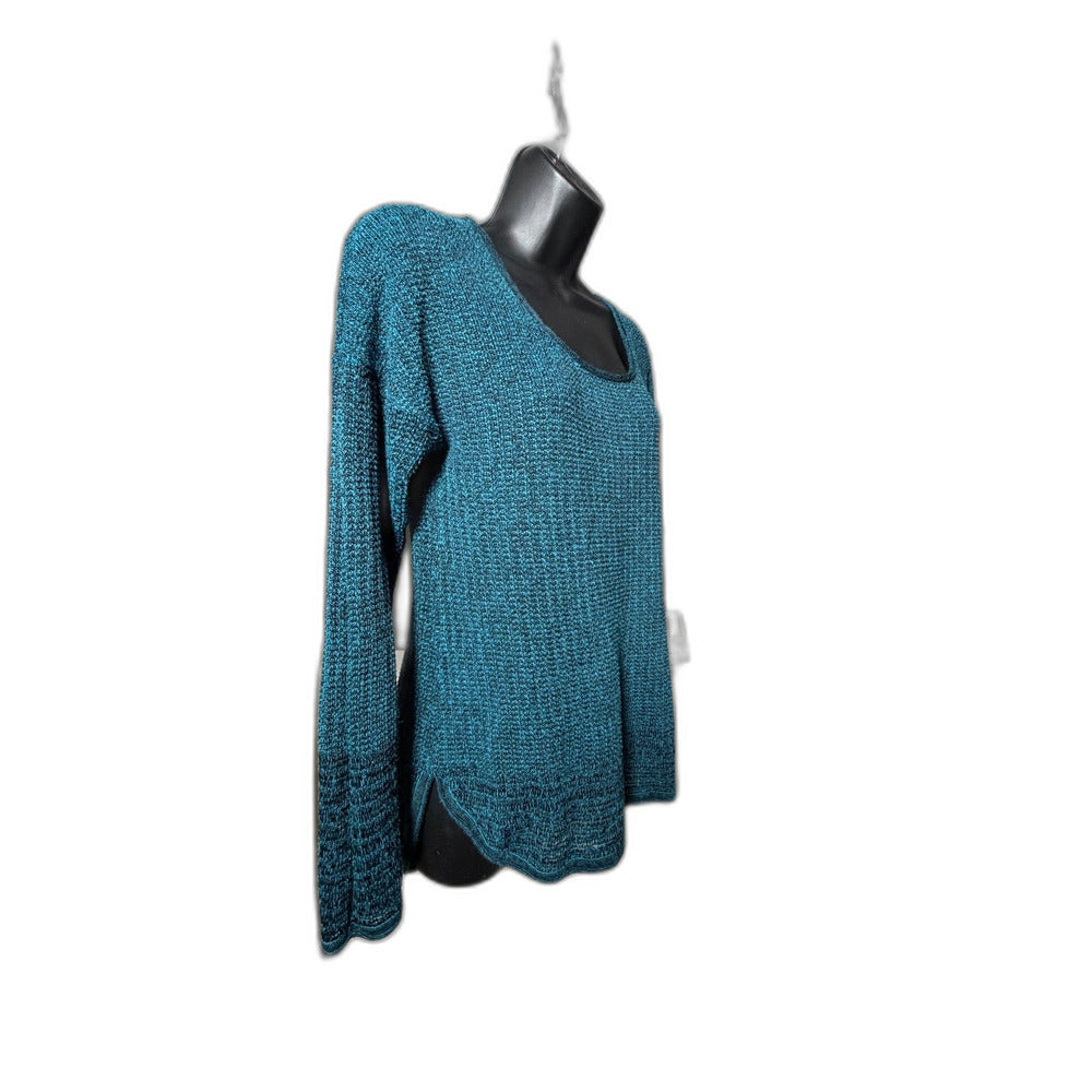 Simply Vera Vera Wang Space-Dye Open Knit Tunic Sweater