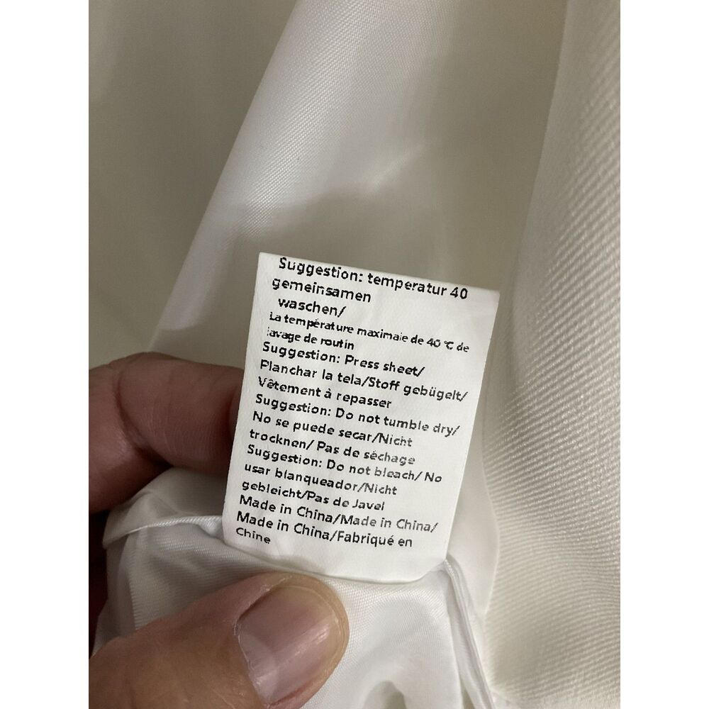 COOFANDY Men's 3XL White Single Breasted Blazer Notch Lapel Sport Coat