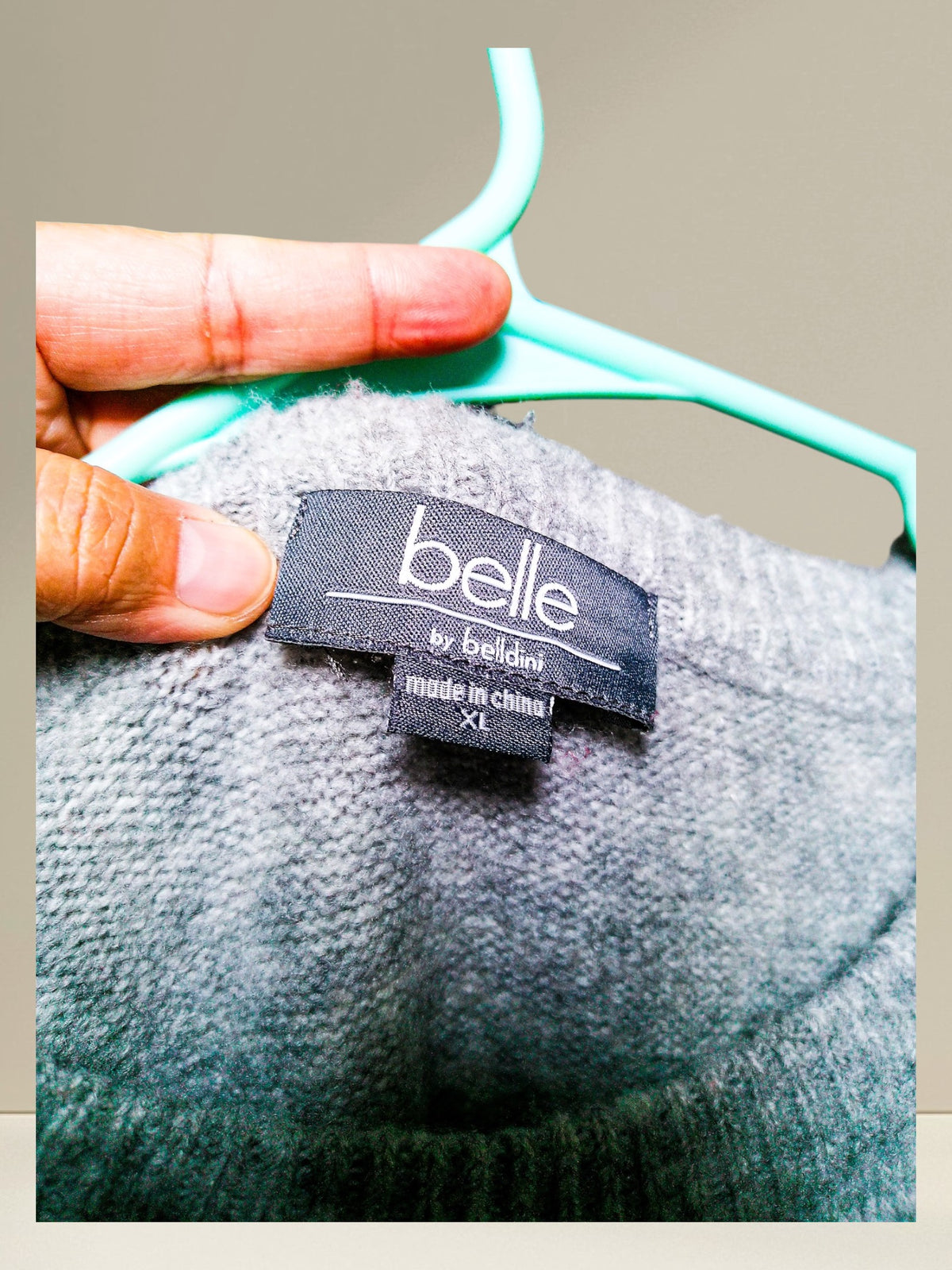 Belle by Belldini brand label and XL size tag