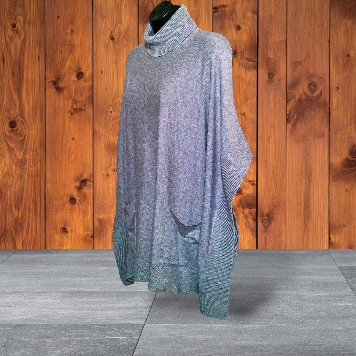 Opposite angle showing front patch pocket