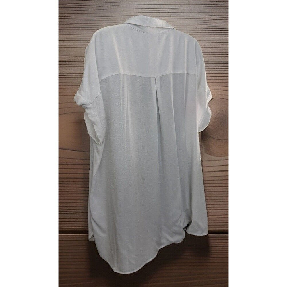 Rose + Olive Women’s White Blouse 2XL