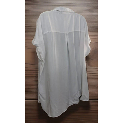 Rose + Olive Women’s White Blouse 2XL