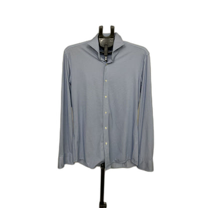 BOSS Hugo Boss Men's 39/15.5 Slim Fit Stretch Dress Shirt Light Blue Jason