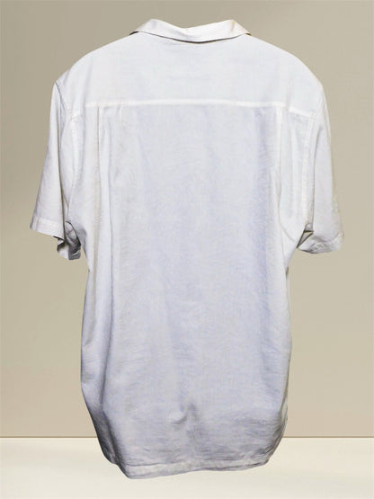 Tommy Bahama camp shirt, back view