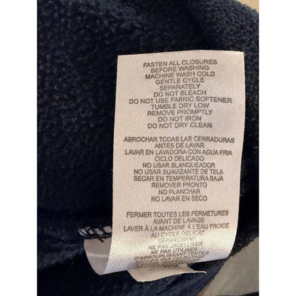 Free Country Sweater, Men's Size XL, Navy Blue, Full Zip, Zip Pockets