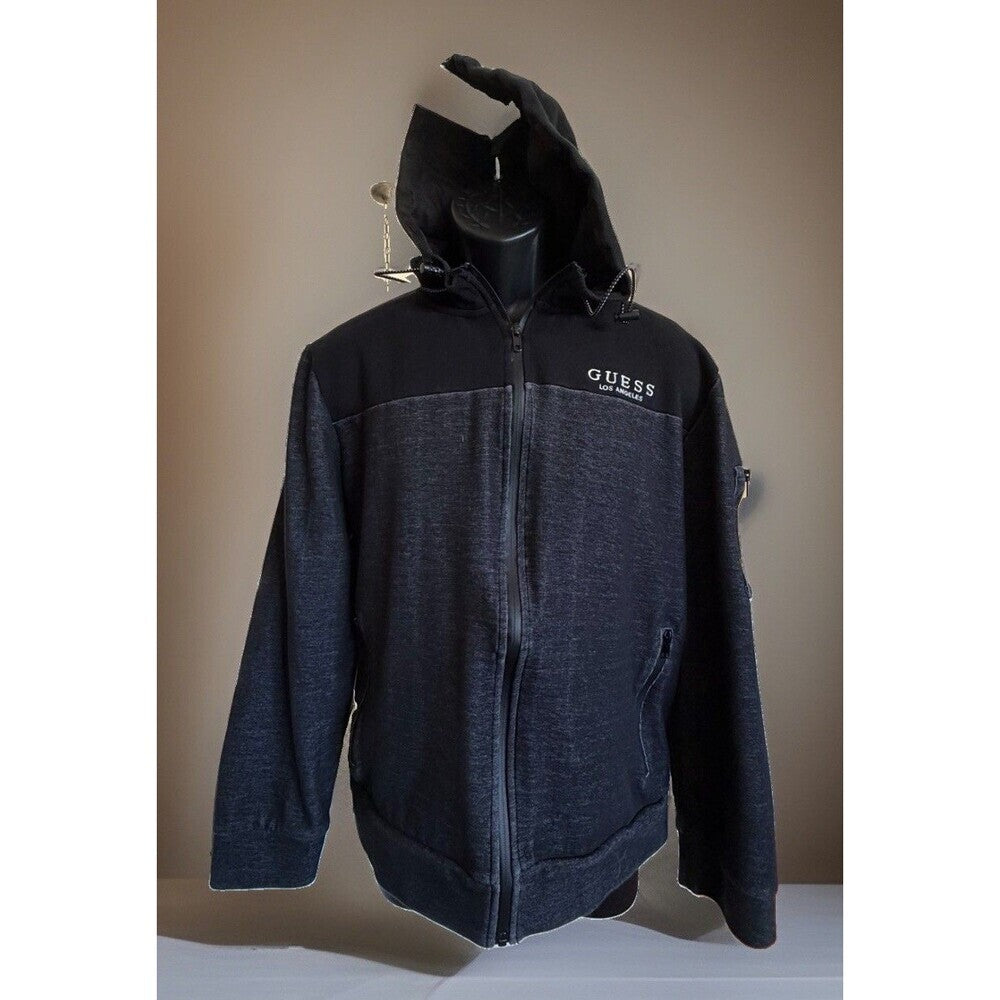 Guess Los Angeles Men’s Color block Hoodie Full Zip XL