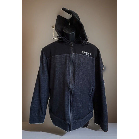 Guess Los Angeles Men’s Color block Hoodie Full Zip XL
