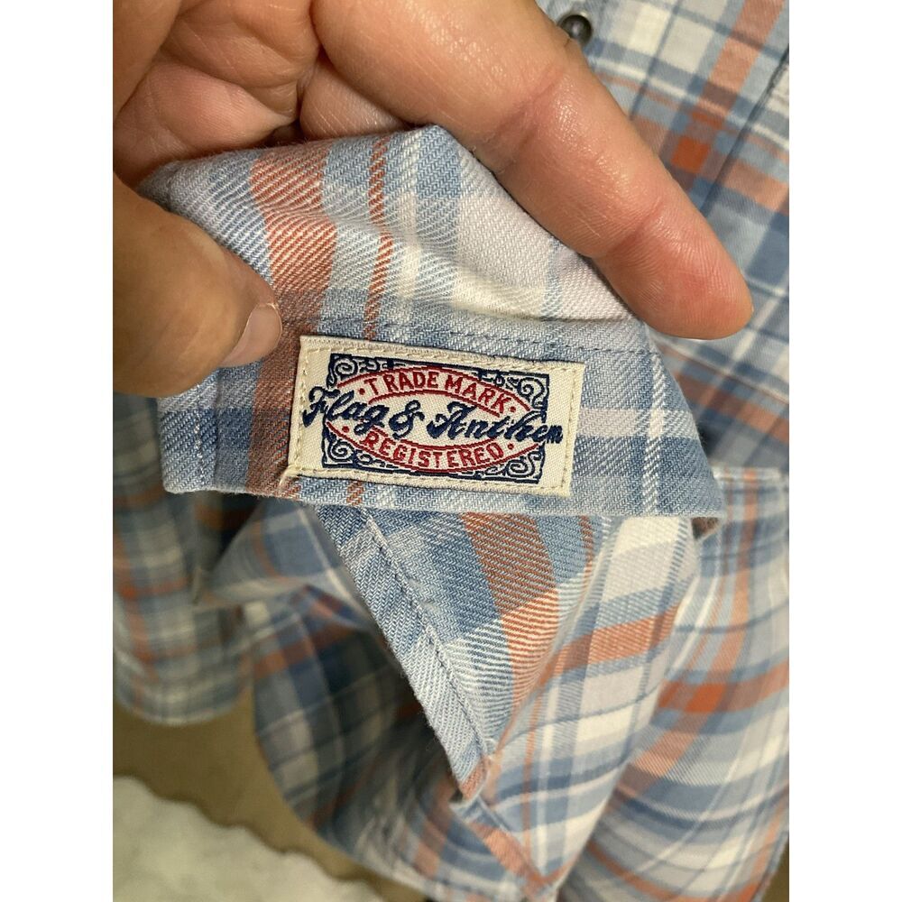 Flag & Anthem Men's Plaid Flannel Shirt Size XXL