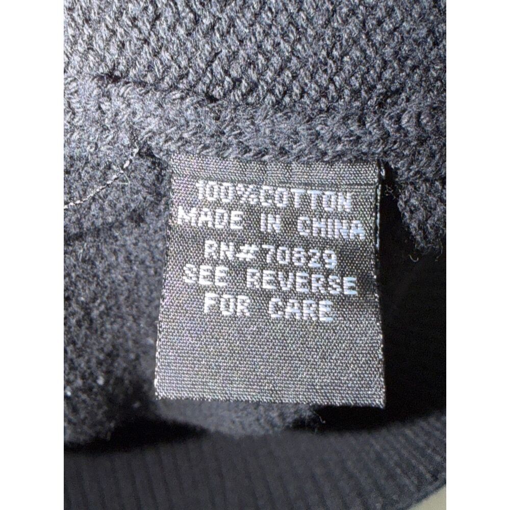 Carbon Men's Striped Button Mock Neck Pullover Sweater Large