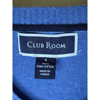 Club Room Men’s Pullover Argyle Knitted Sweater S