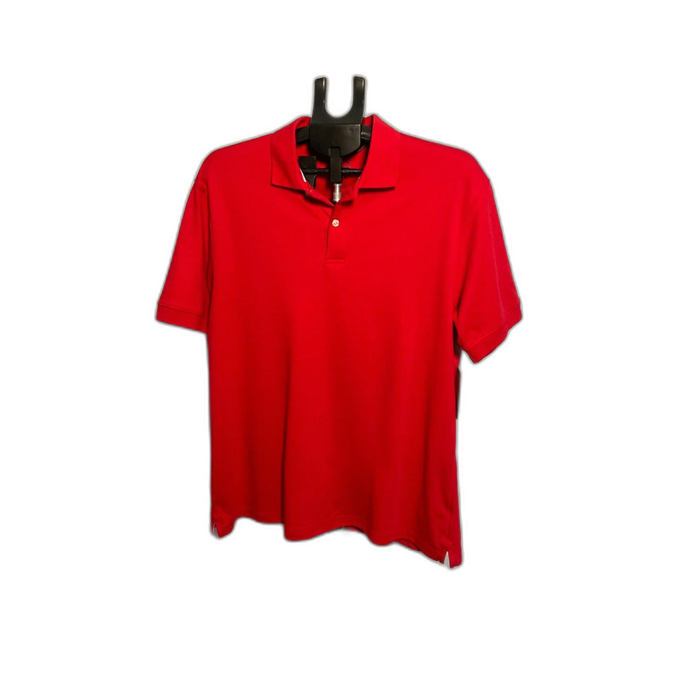 Chaps Men's Red Pique Polo Shirt Size L NWT