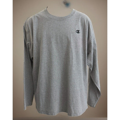 Champion Authentic Men’s Long Sleeved Tshirt With Embroidered Logo XL