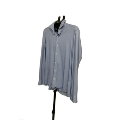 BOSS Hugo Boss Men's 39/15.5 Slim Fit Stretch Dress Shirt Light Blue Jason
