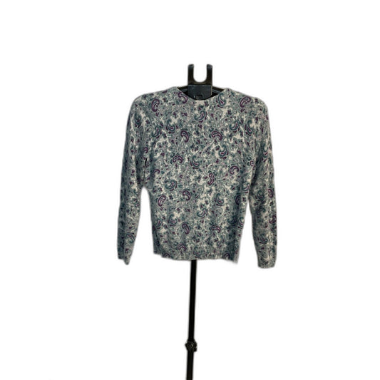 Talbots Women's M Paisley Print Crewneck Sweater